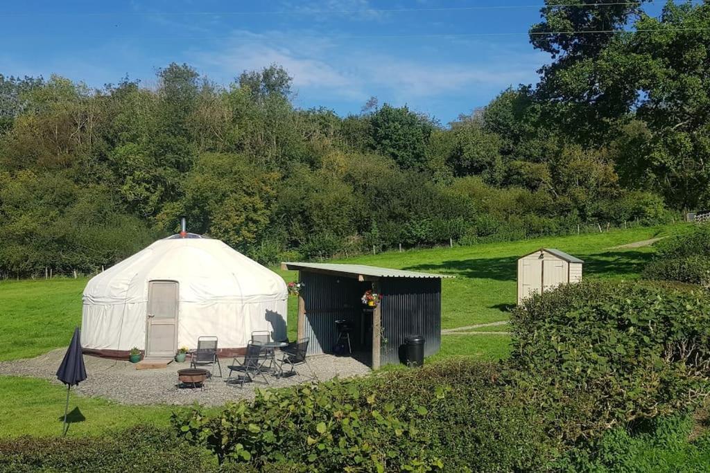 Отель Bronfelen Yurt Cynghordy Экстерьер фото
