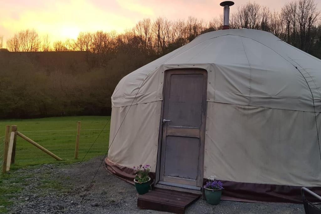 Отель Bronfelen Yurt Cynghordy Экстерьер фото