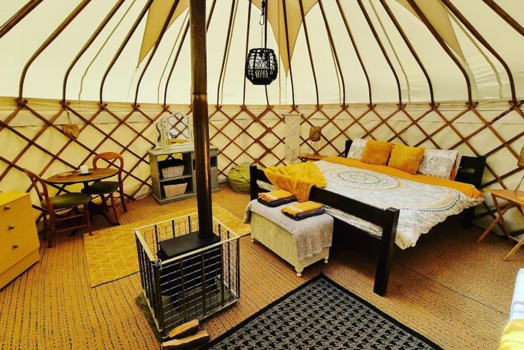 Отель Bronfelen Yurt Cynghordy Экстерьер фото